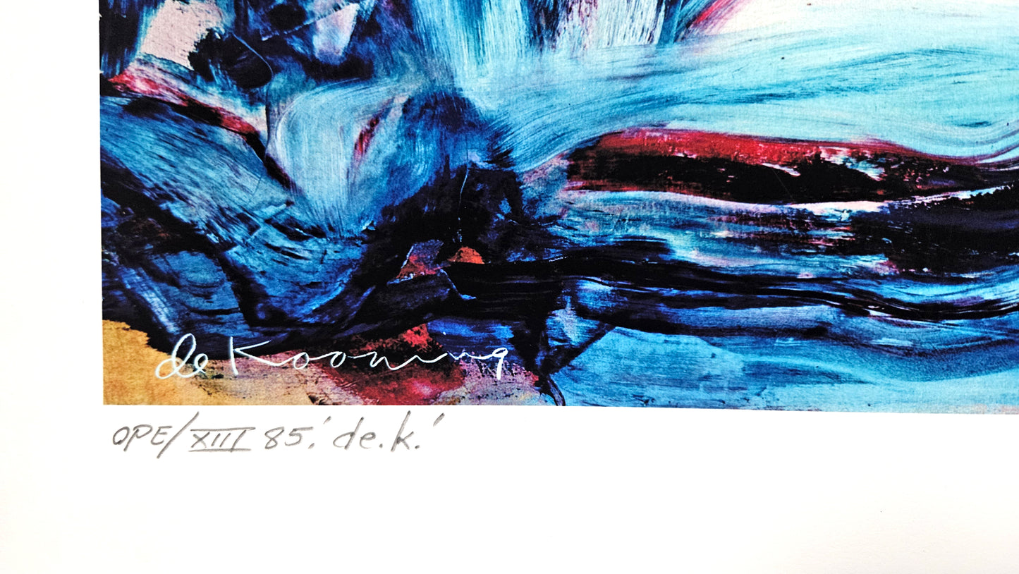 Willem de Kooning, "Untitled VIII" Lithograph