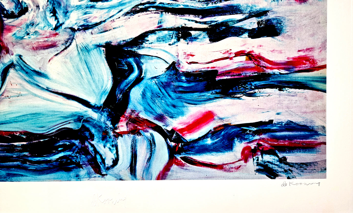 Willem de Kooning, "Untitled VIII" Lithograph
