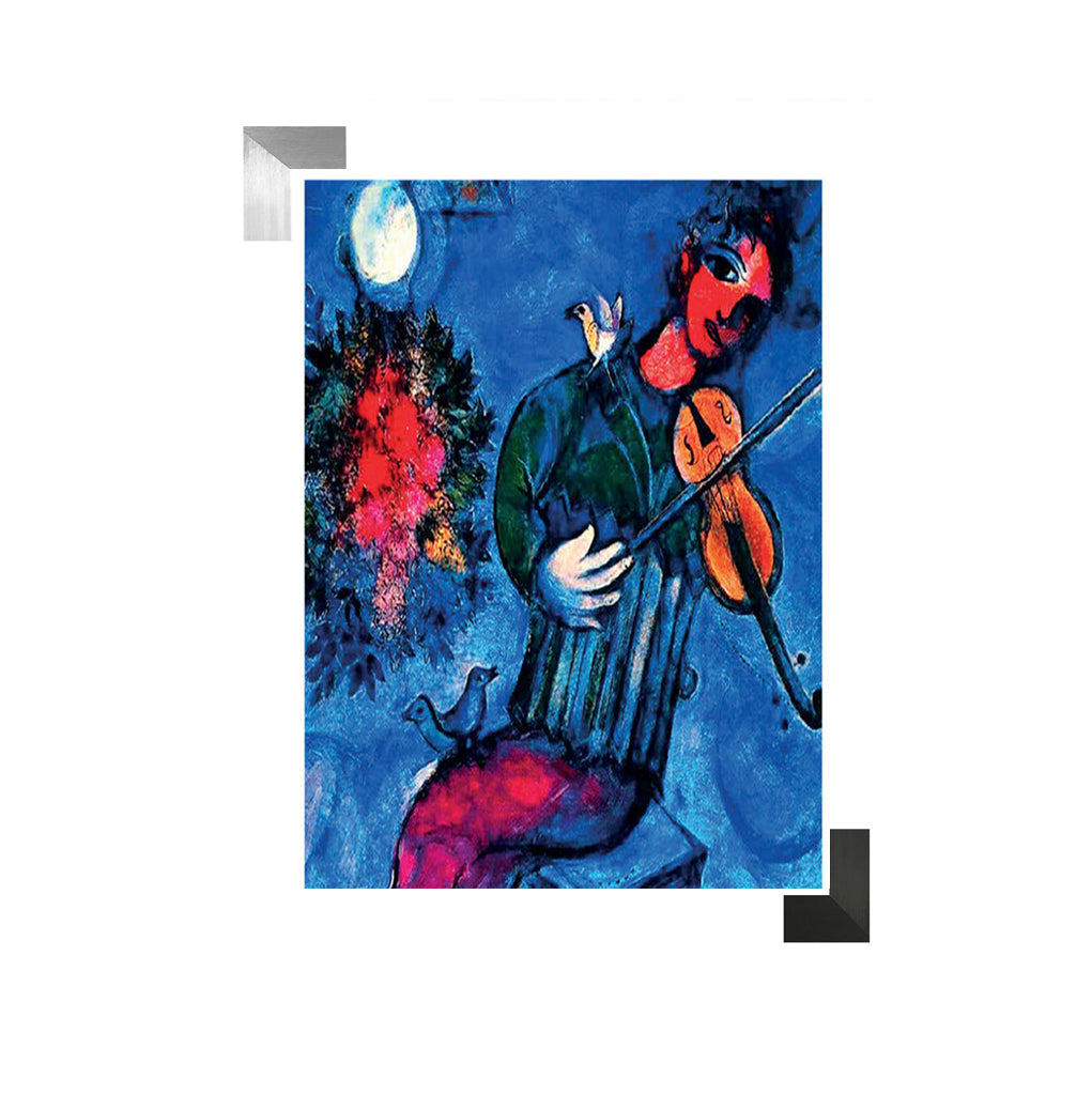 Chagall, "The Blue Fiddler" Lithograph