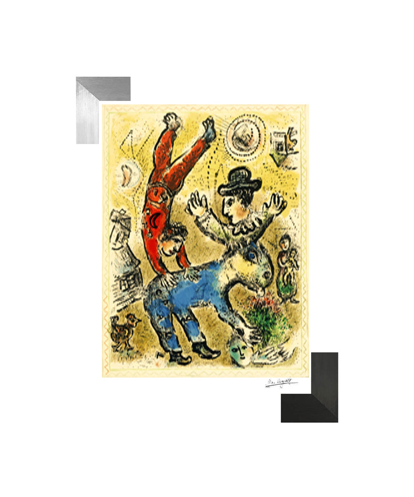 Chagall, "Acrobat Rouge" Lithograph