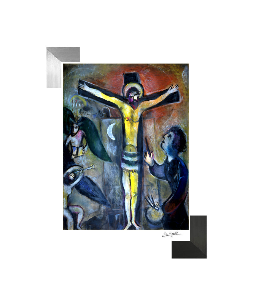 Chagall, "Christ and the Painter" Lithograph