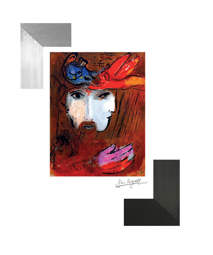 Chagall, "David and Bathsheba" Lithograph