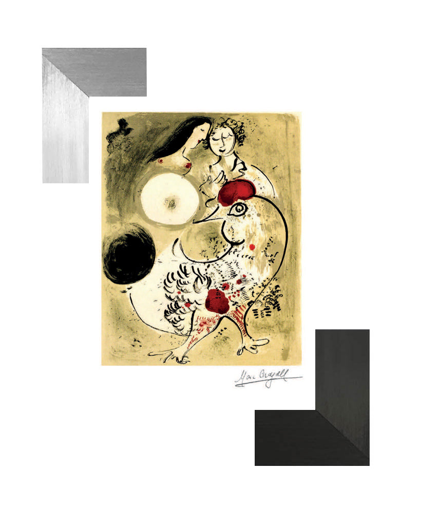 Chagall, "La Poule", Lithograph
