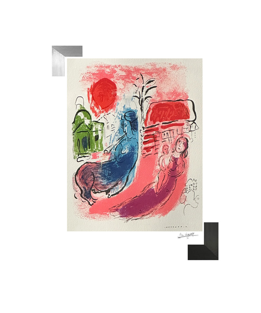 Chagall, "Motherhood and the Centaur" Lithograph