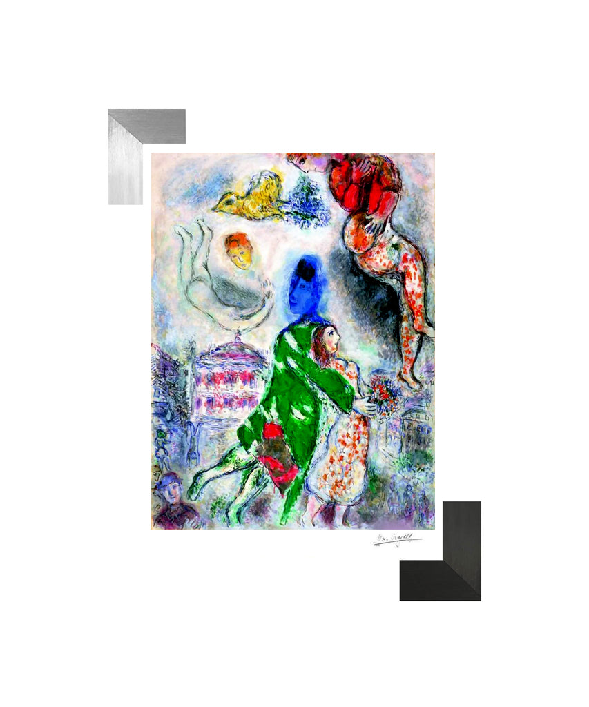Chagall, "Personnages de l’Opera 1968-1971" Lithograph