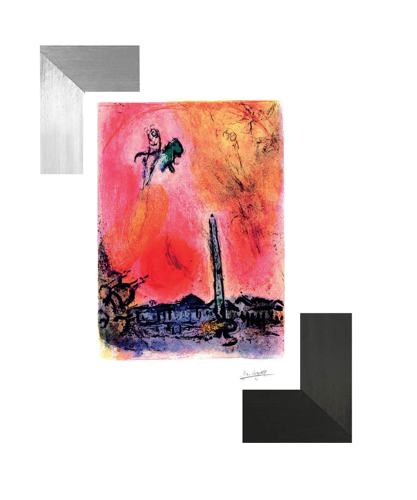 Chagall, "Place de Concord", Lithograph