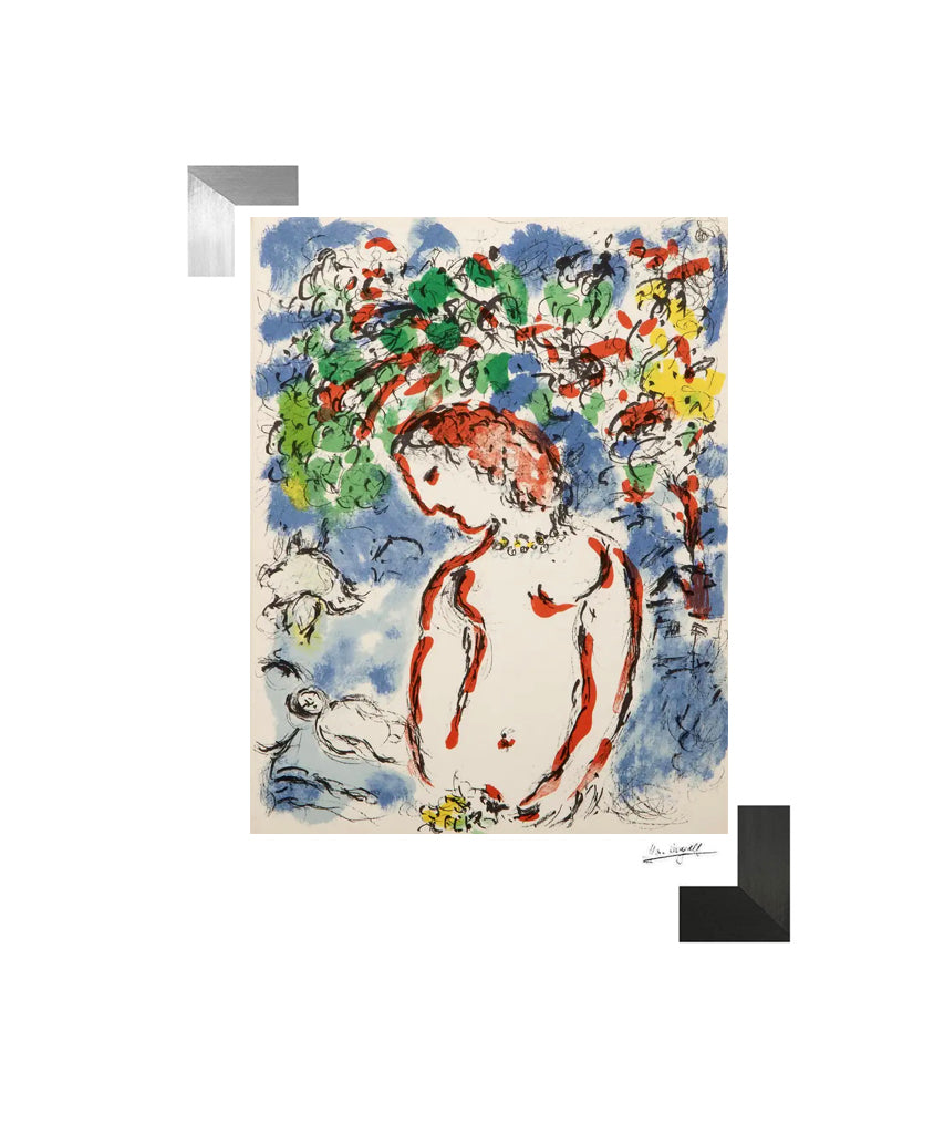 Chagall, "Spring Day from Derrier Le Miroir" Lithograph