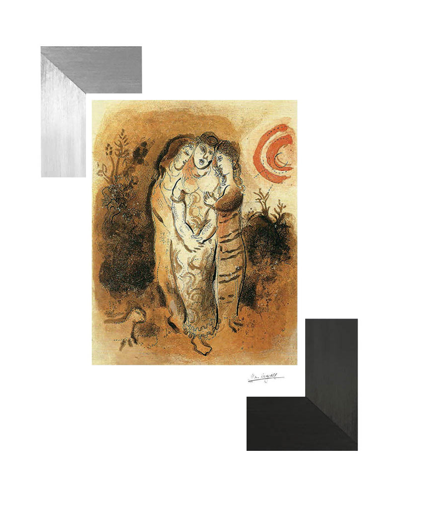 Chagall, "Naomi and her Daughters" Lithograph