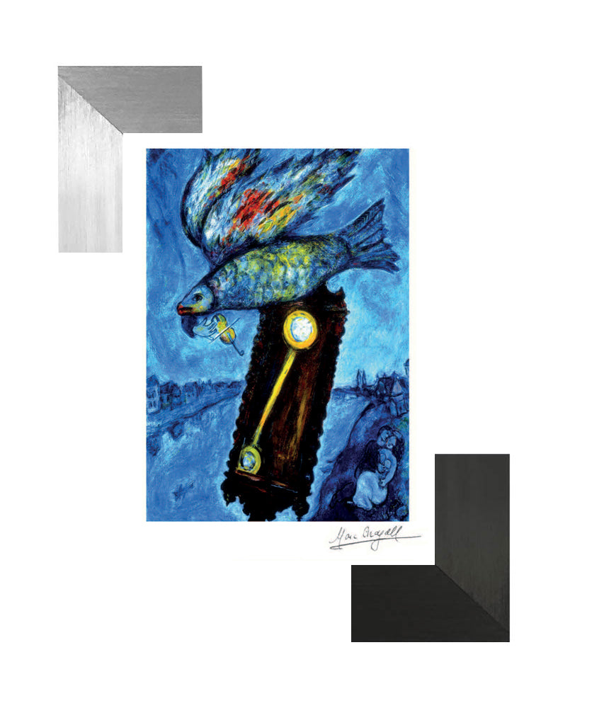 Chagall, "Time In River Without Banks 1930" Lithograph