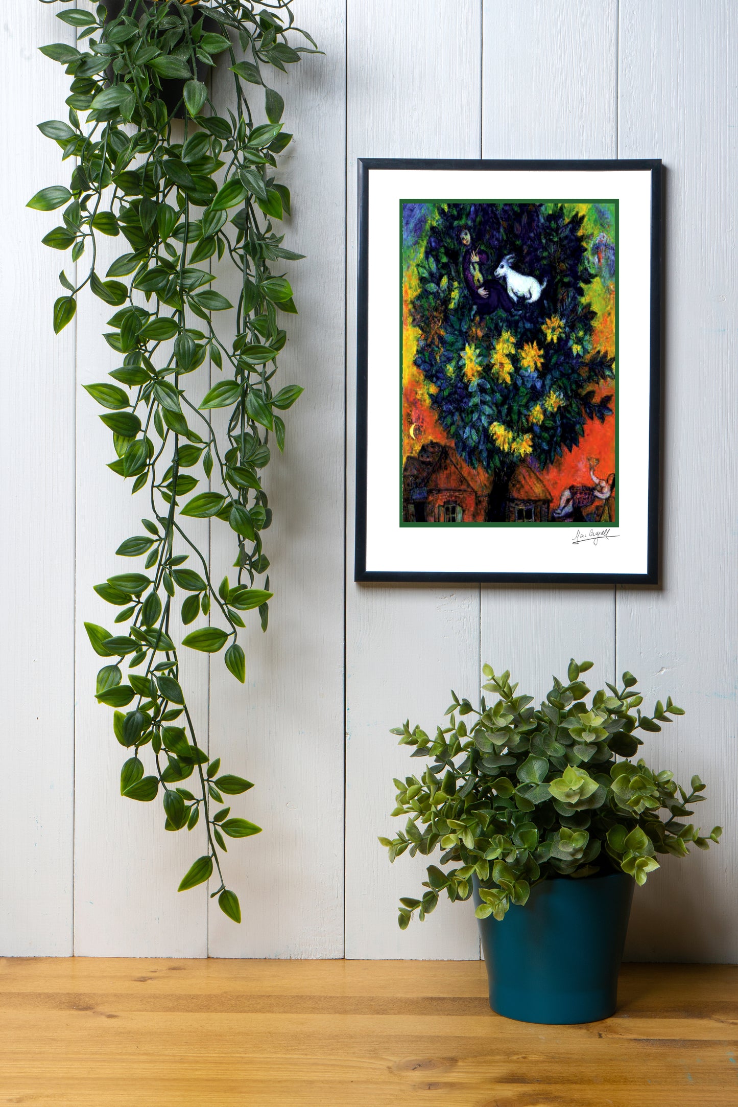 Chagall, "Autumn in the Village" Lithograph