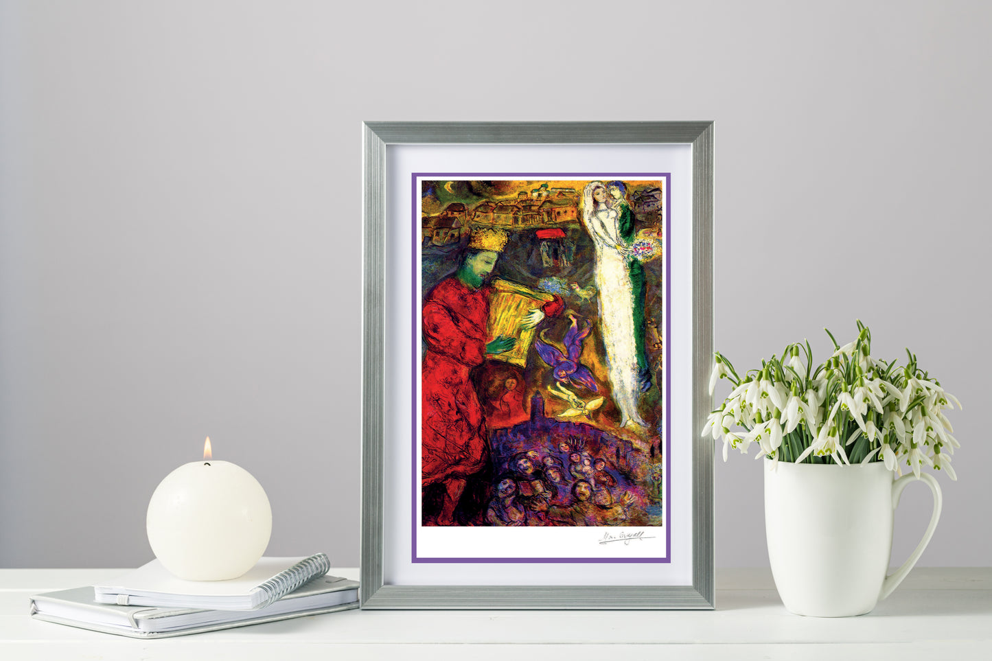 Chagall, "King David" Lithograph