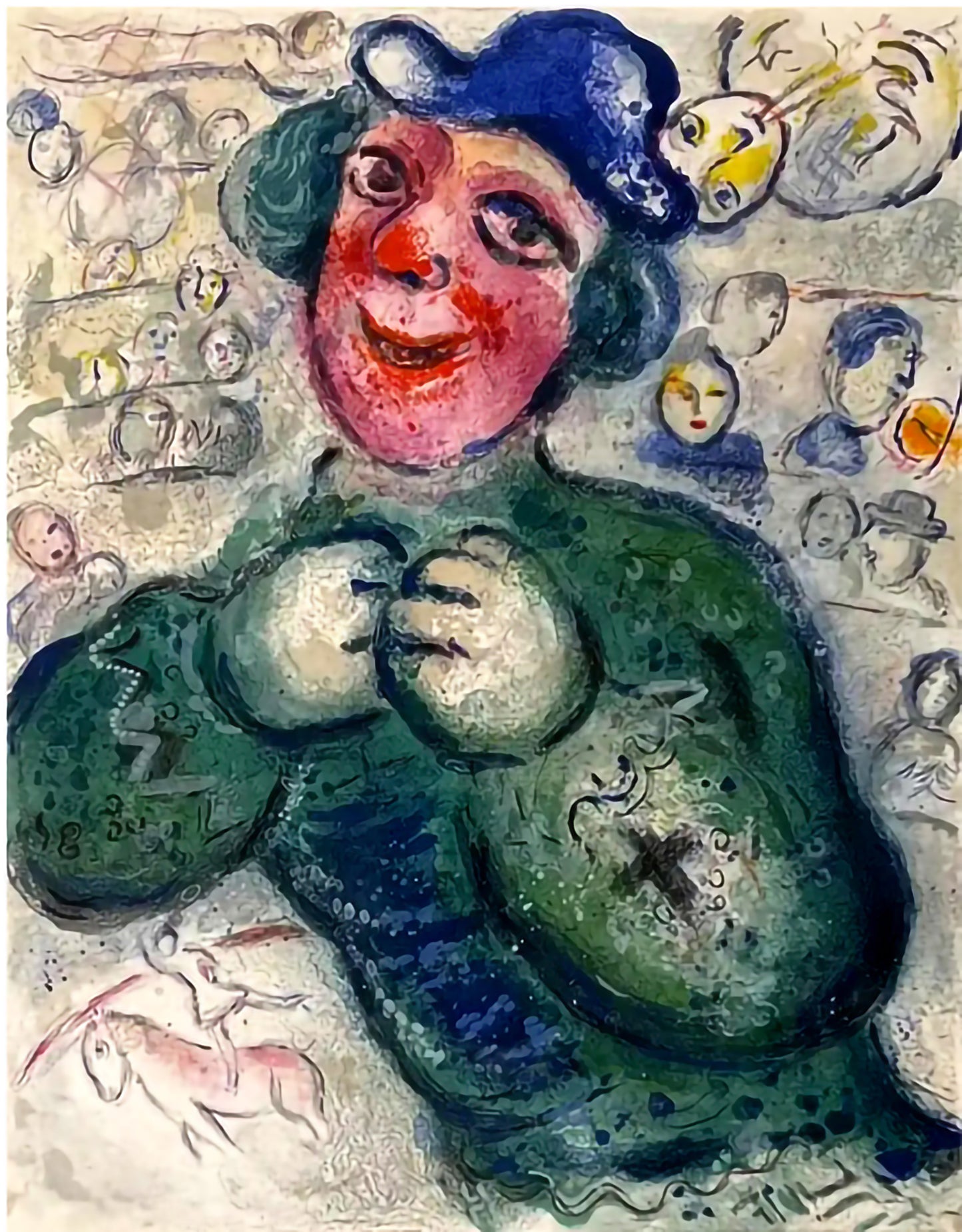 Chagall, "Le Cirque" Lithograph