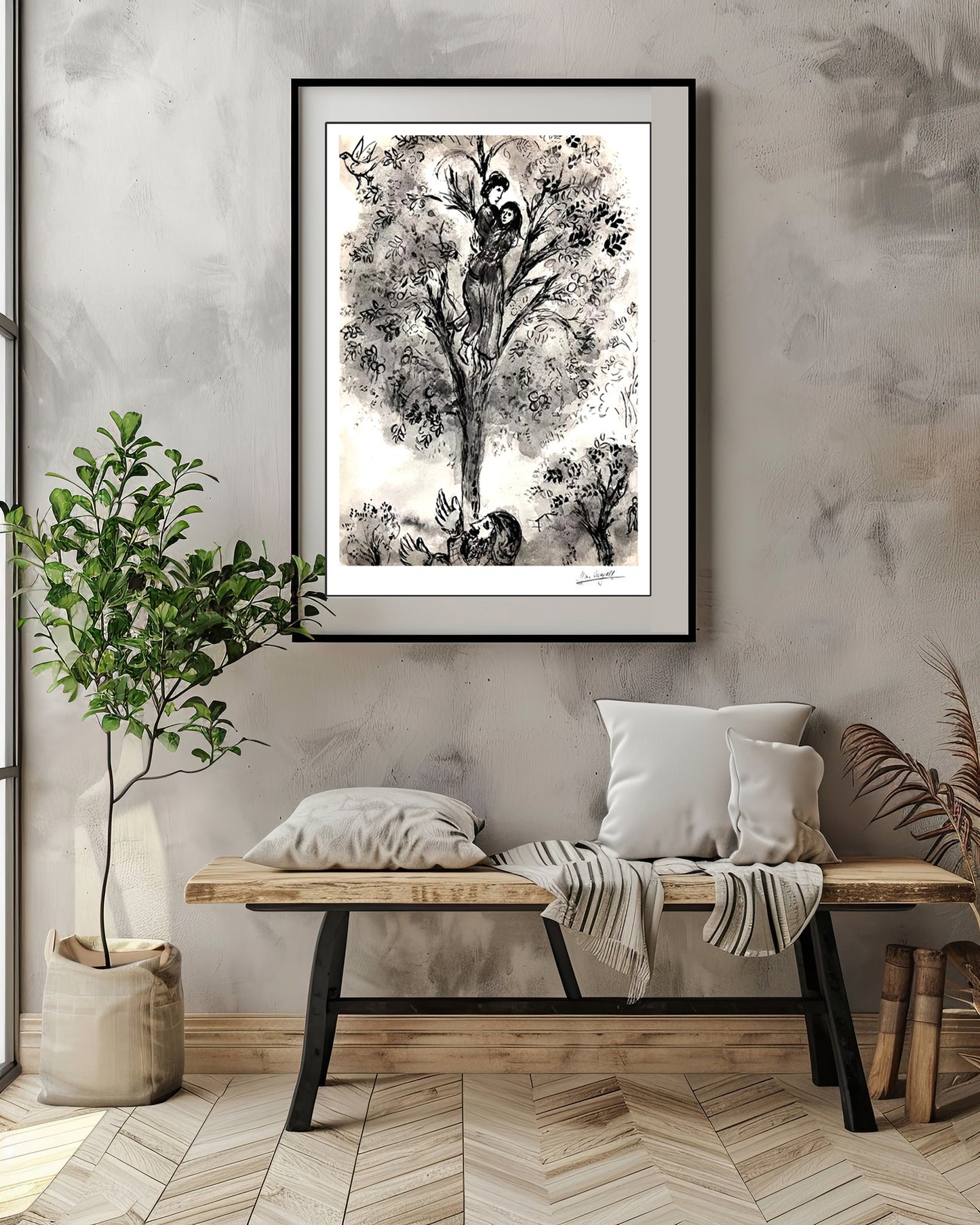 Chagall, "Le Poirier Enchante" Lithograph