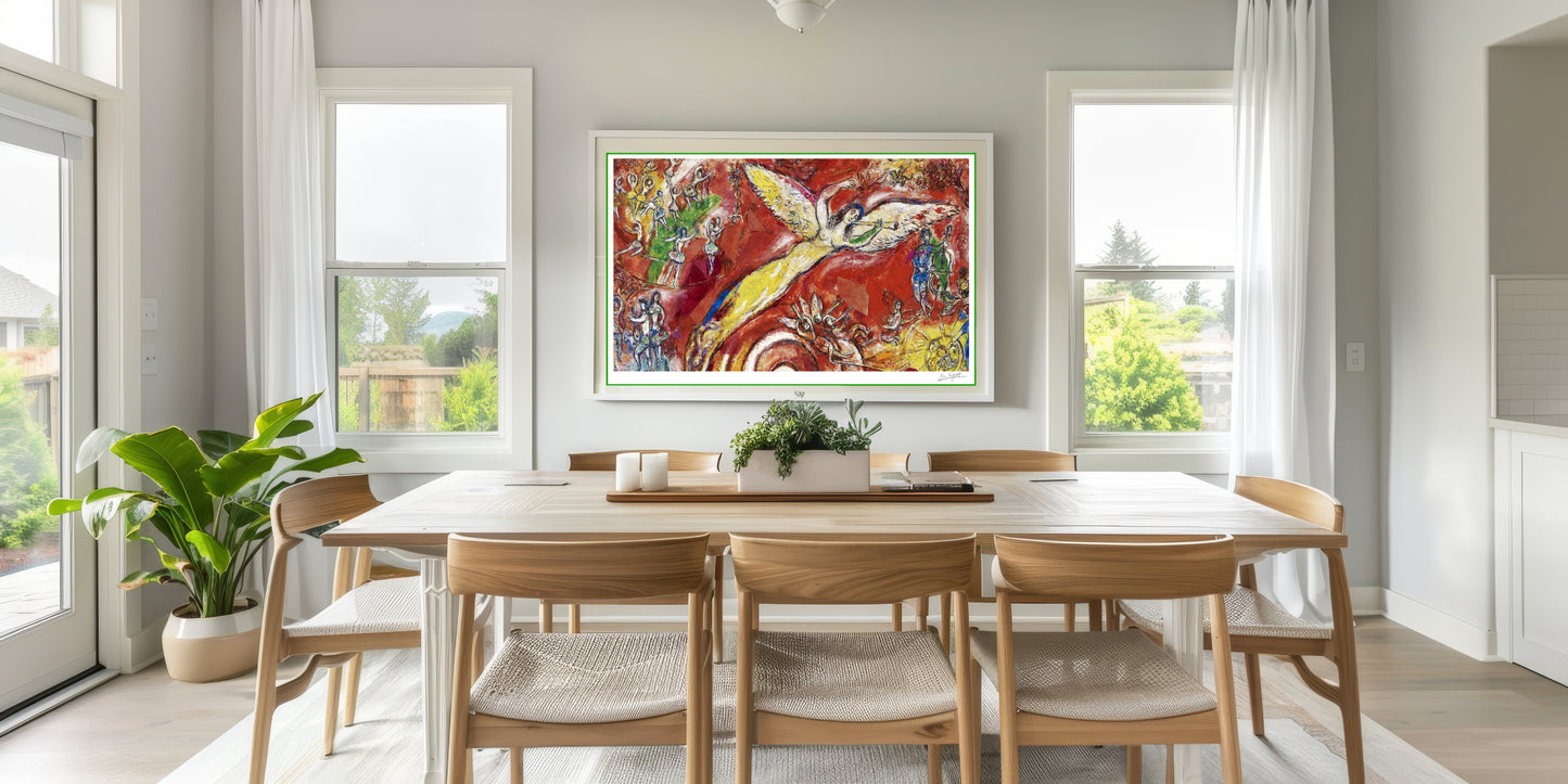 Chagall, "Le Triomphe de la Musique, 1966" Lithograph