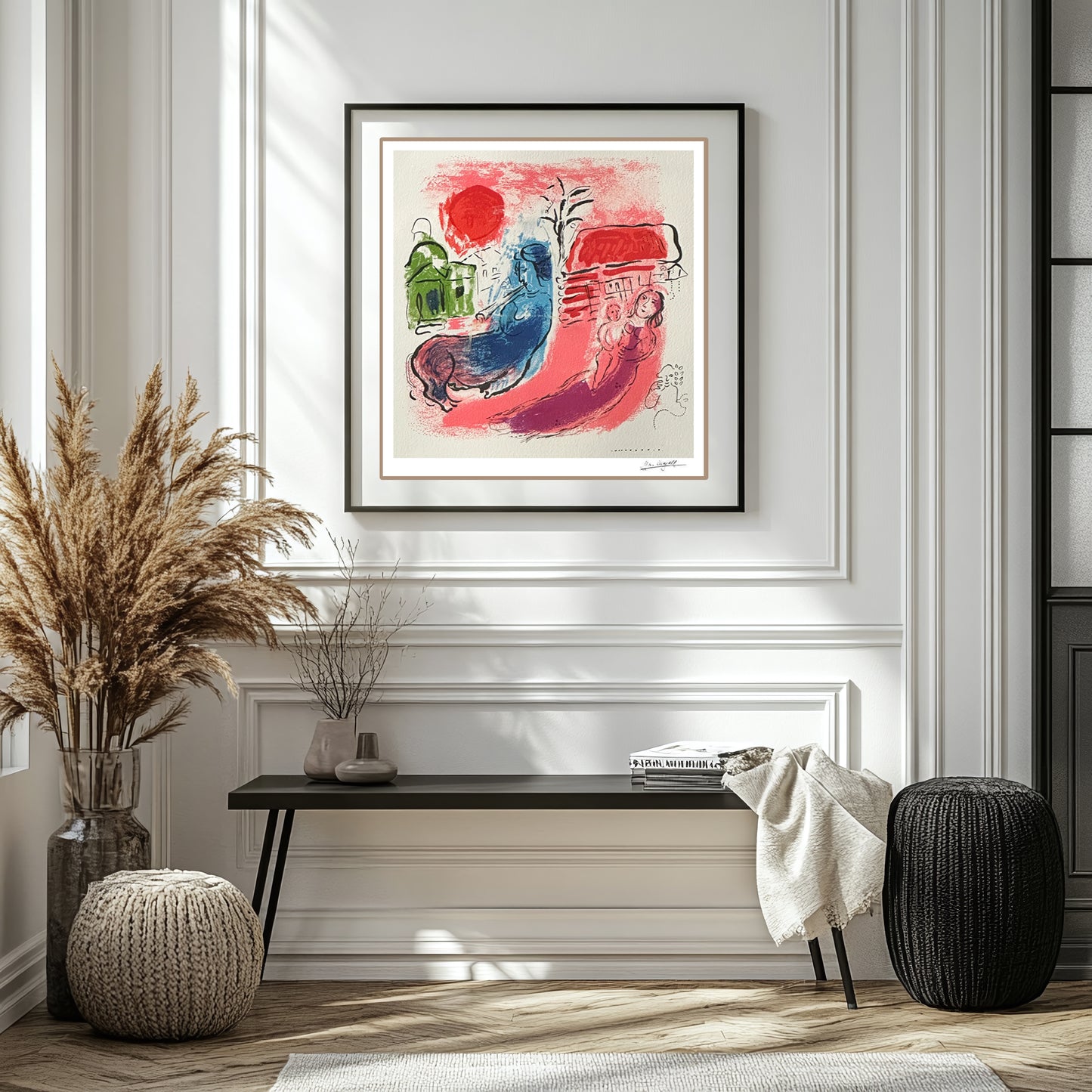 Chagall, "Motherhood and the Centaur" Lithograph