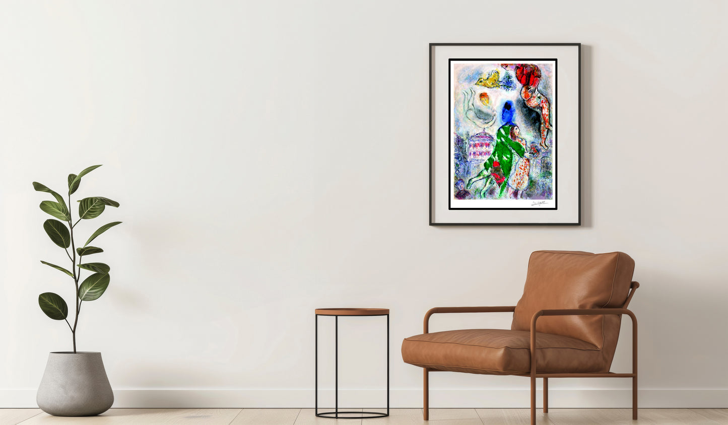 Chagall, "Personnages de l’Opera 1968-1971" Lithograph