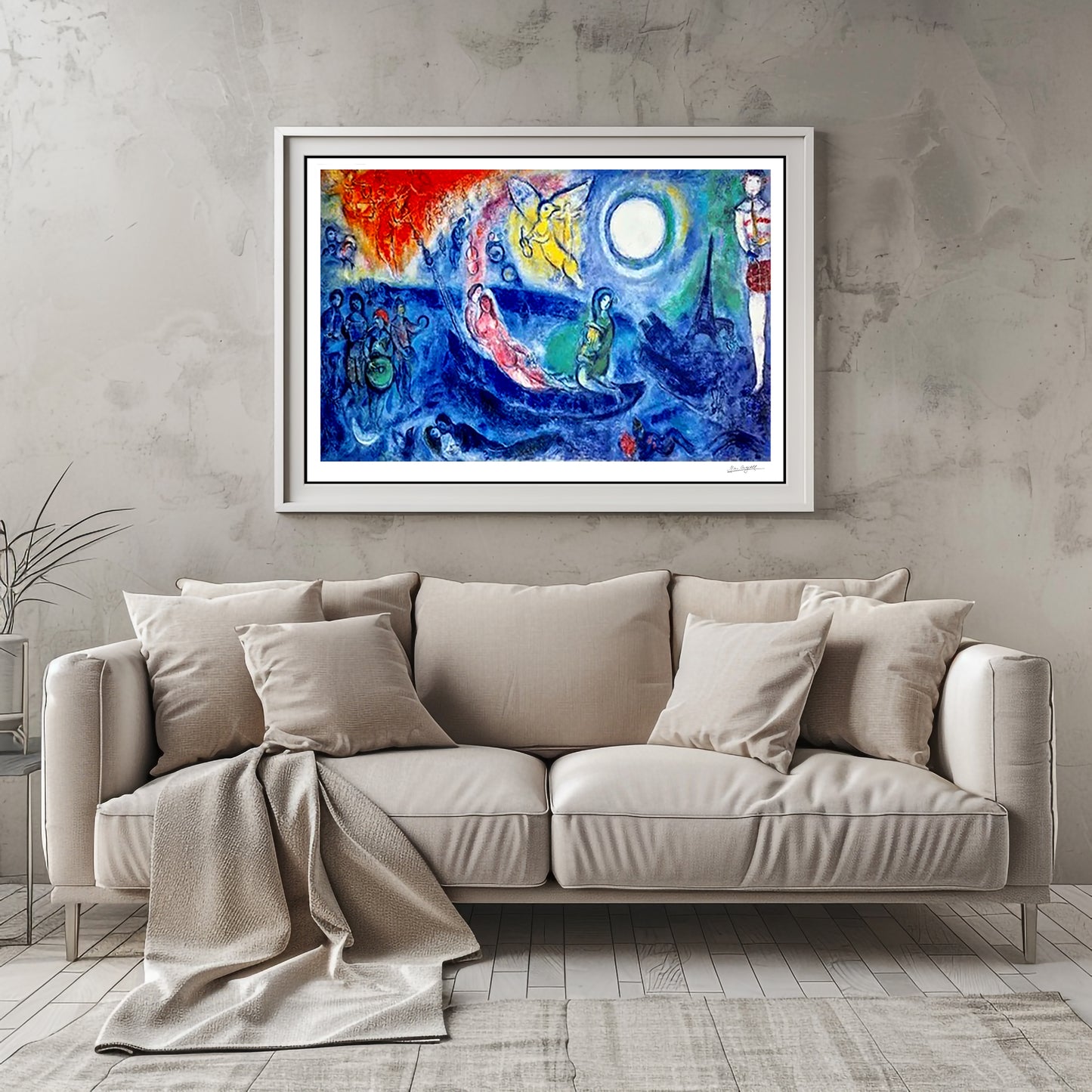 Chagall, "The Concert" Lithograph