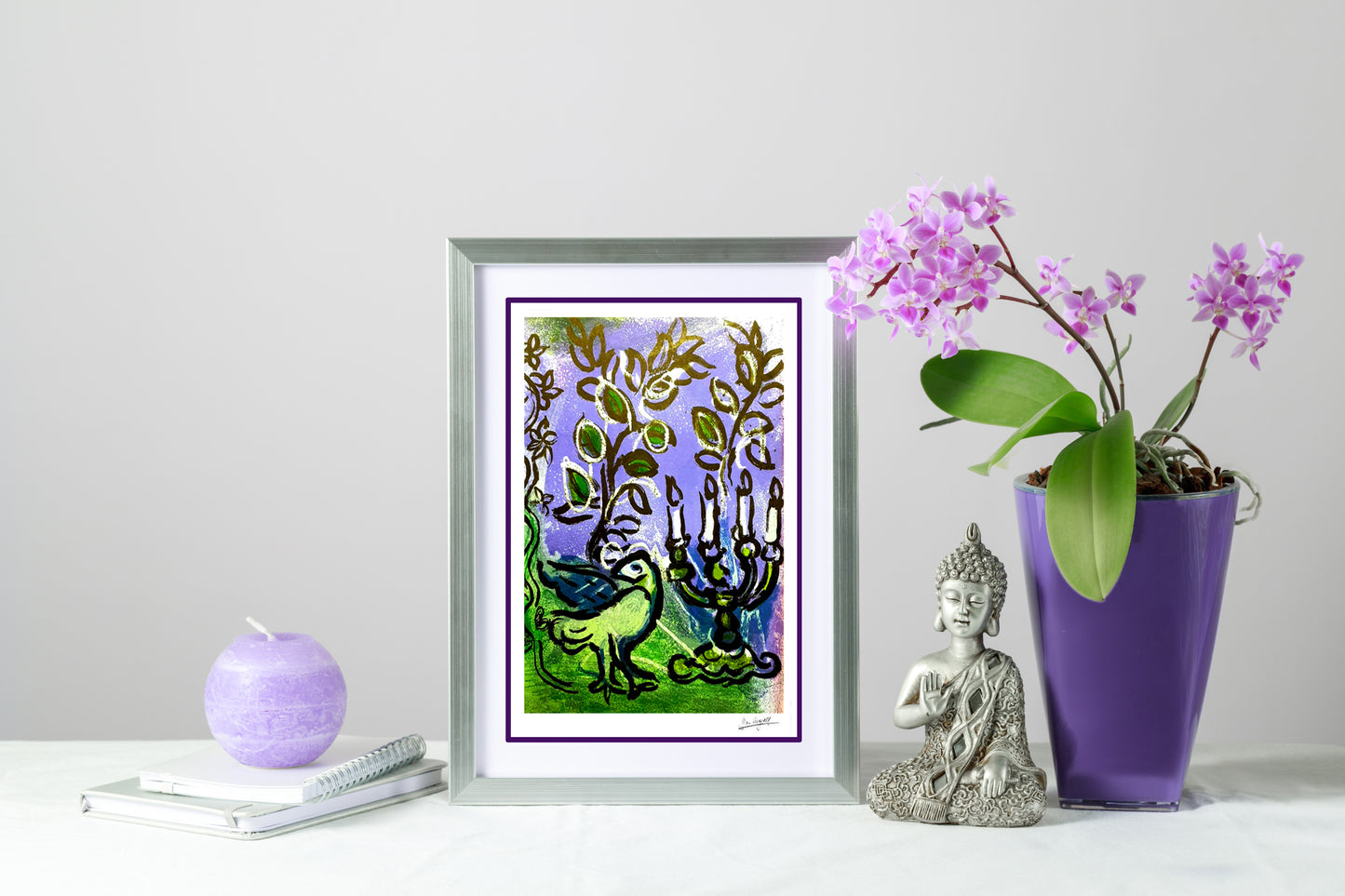 Chagall, "The Candlestick" Lithograph