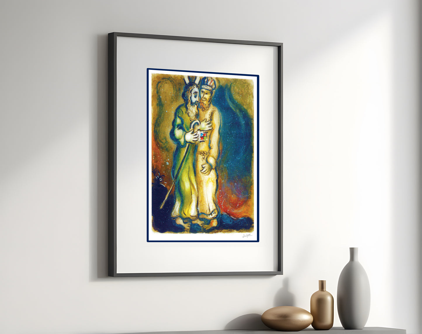 Chagall, "The Lord Said Unto Aaron" (Exodus) Lithograph