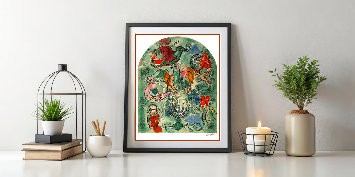 Chagall, "Tribe of Asher", Lithograph