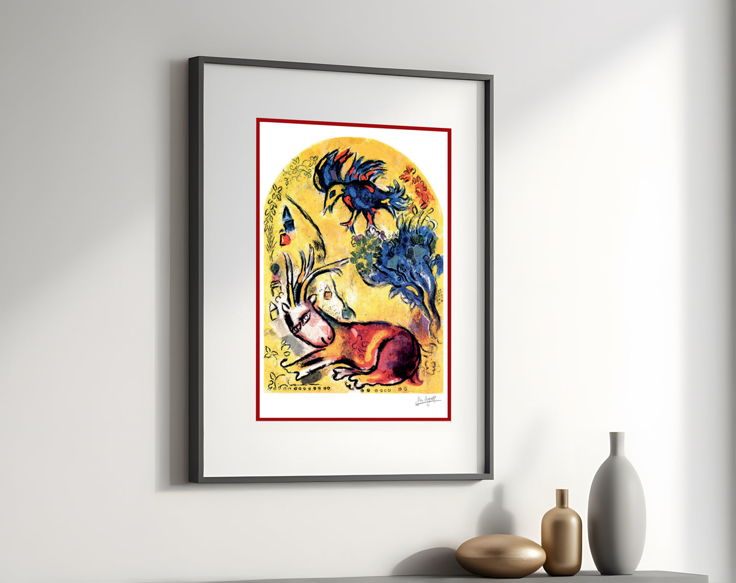 Chagall, "The Tribe of Nepthali" Lithograph