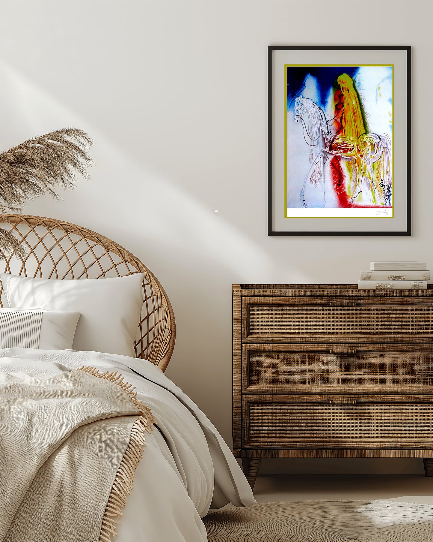 Salvador Dali, "Lady Godiva, 1983" Lithograph