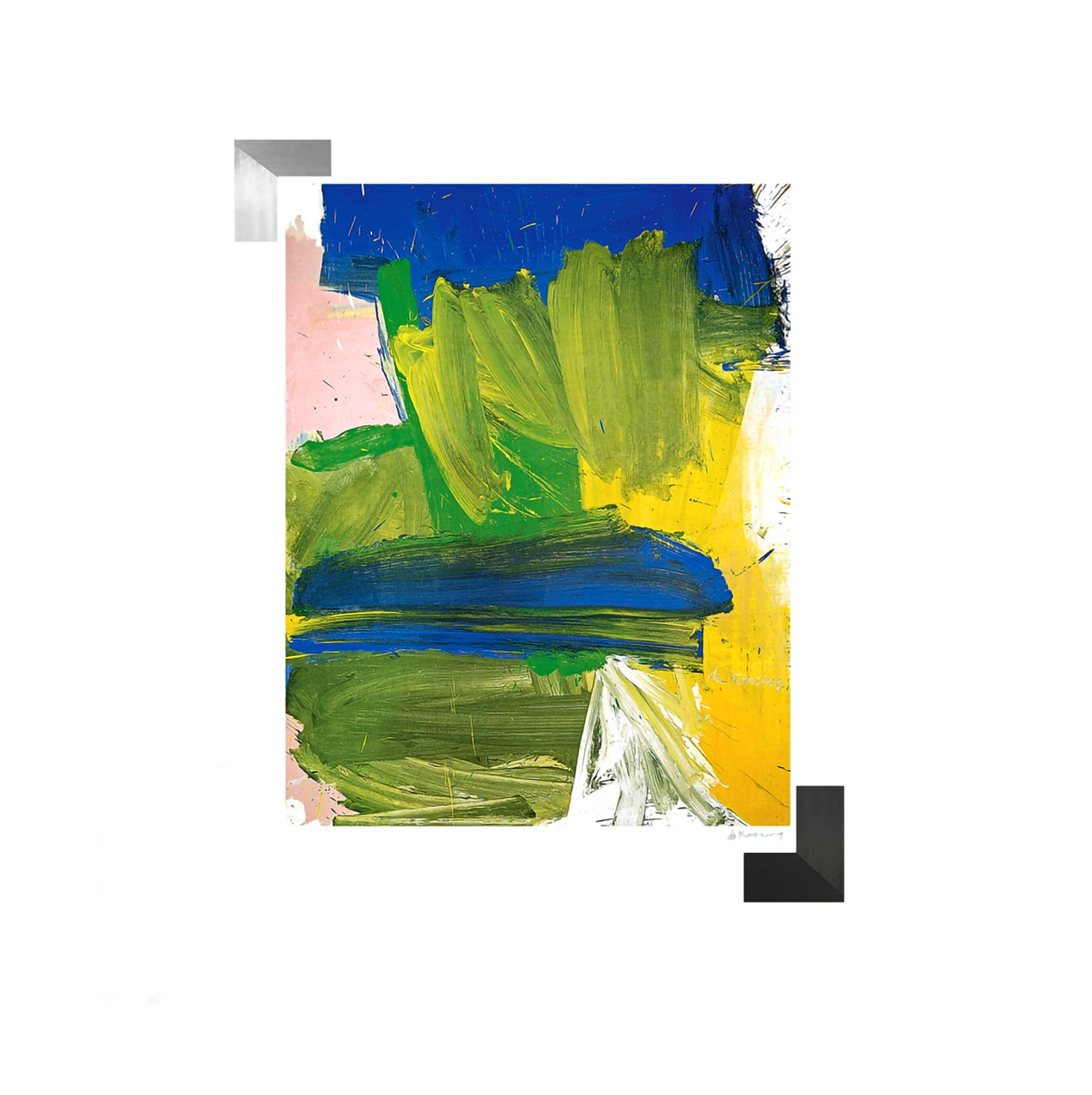 Willem de Kooning, "Villa Borghese 1960" Lithograph
