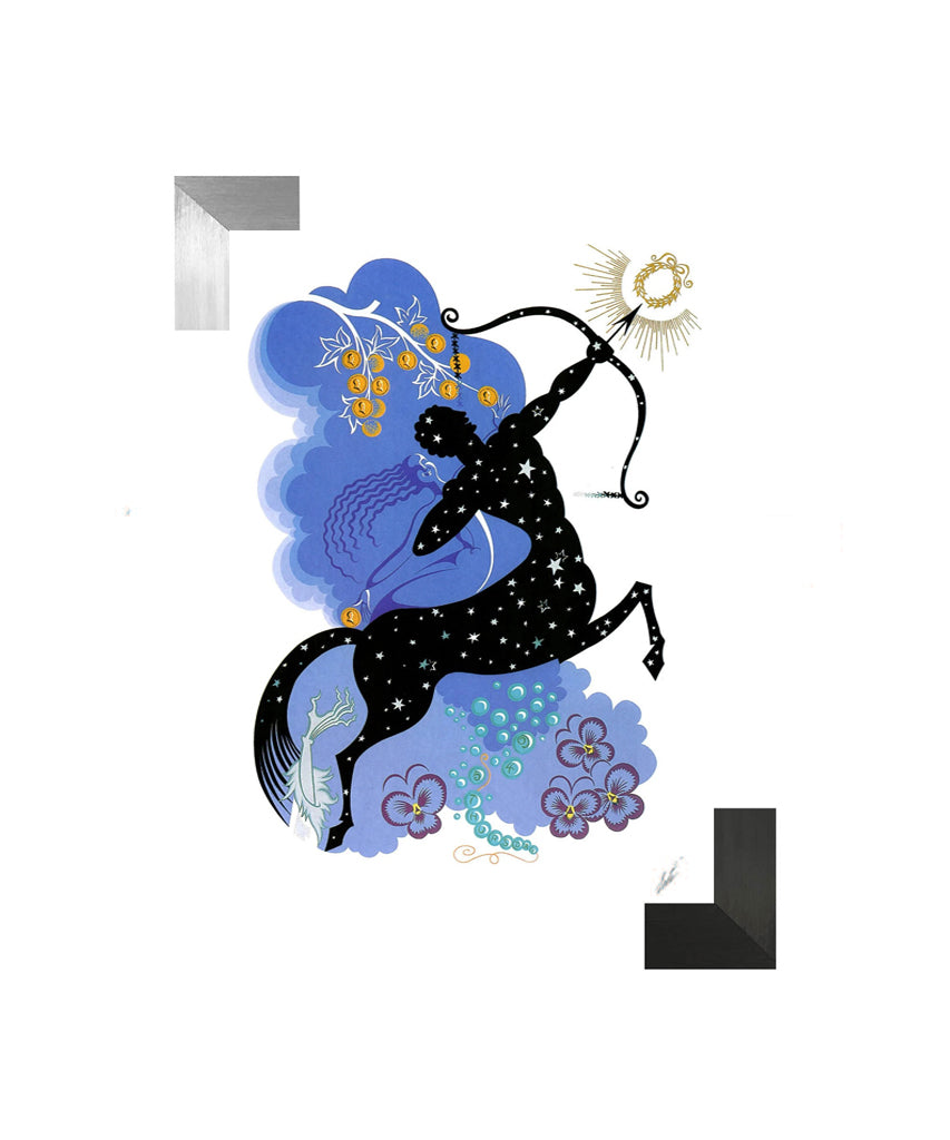 Erte, "Zodiac Sagittarius" Lithograph