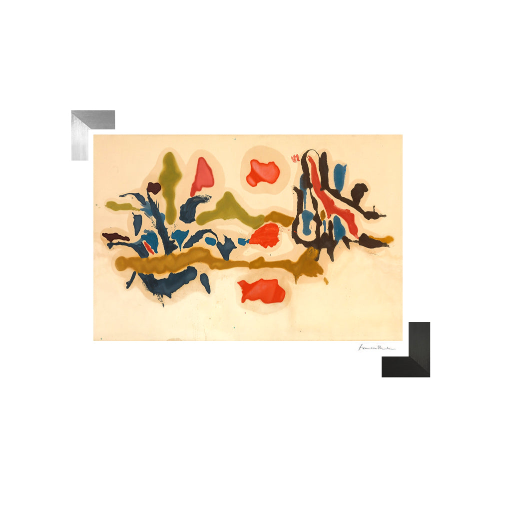 Helen Frankenthaler, "Seascape with Dunes, 1962" Lithograph