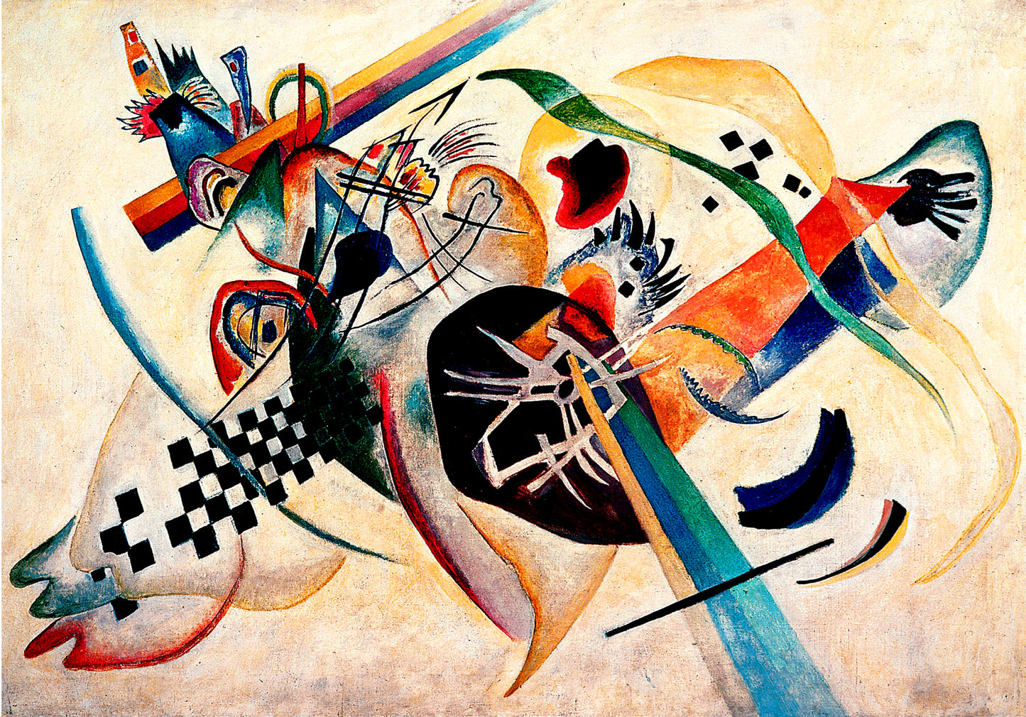 Wassily Kandinsky, "The language of Form and Color" Lithograph