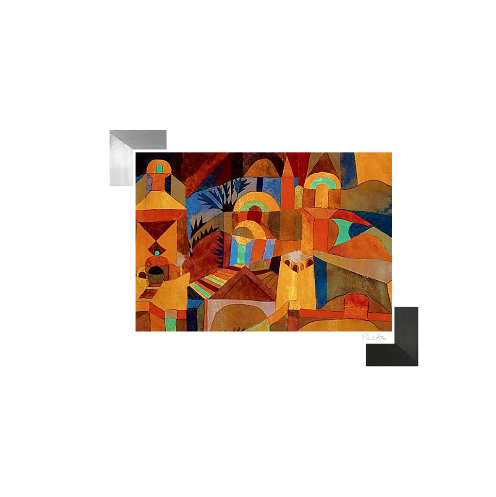 Paul Klee, "Temple Gardens" Lithograph