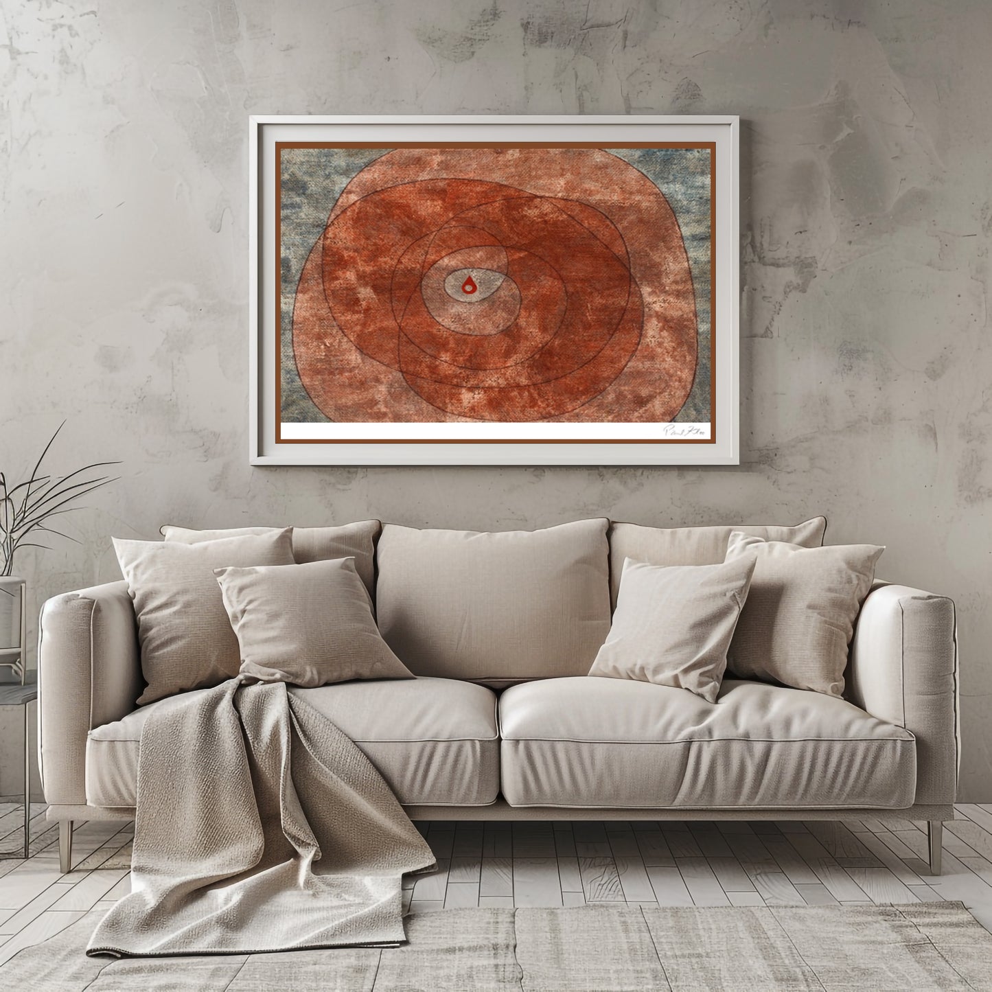 Paul Klee, "Around The Core" Lithograph