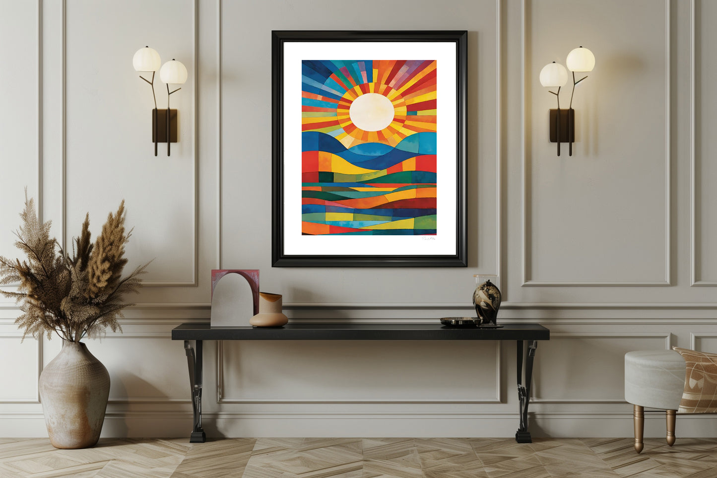 Paul Klee, "Glance of a Landscape" Lithograph