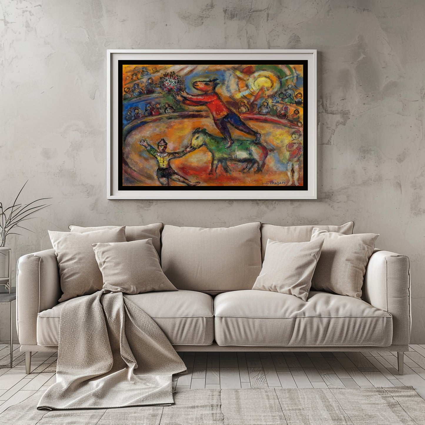 Chagall, "Le Cirque 1974-80" Lithograph