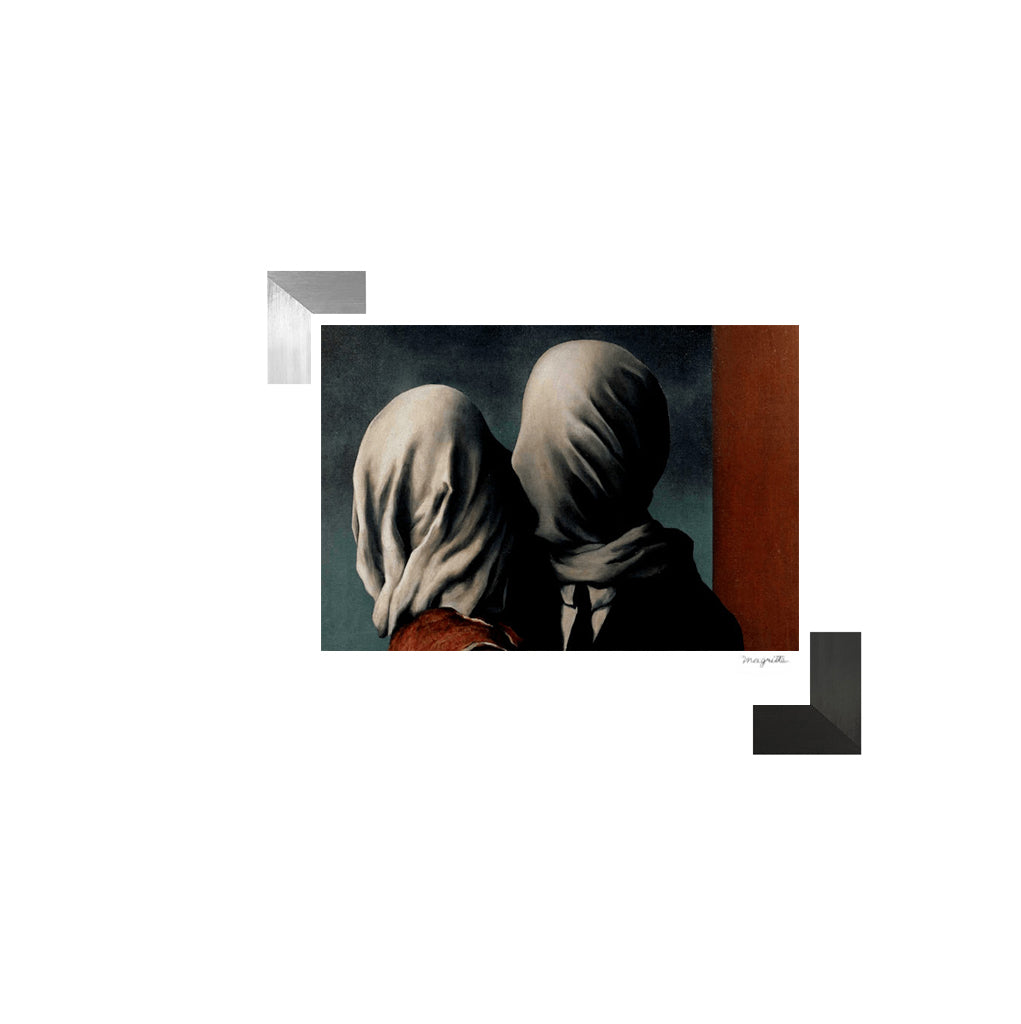 Rene Magritte, "The Lovers II" Lithograph