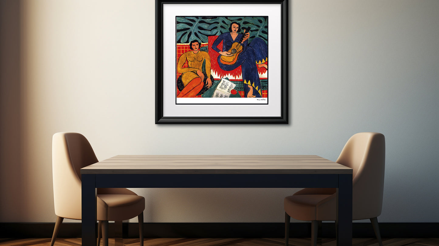 Henri Matisse, "La Musique 1939" Lithograph