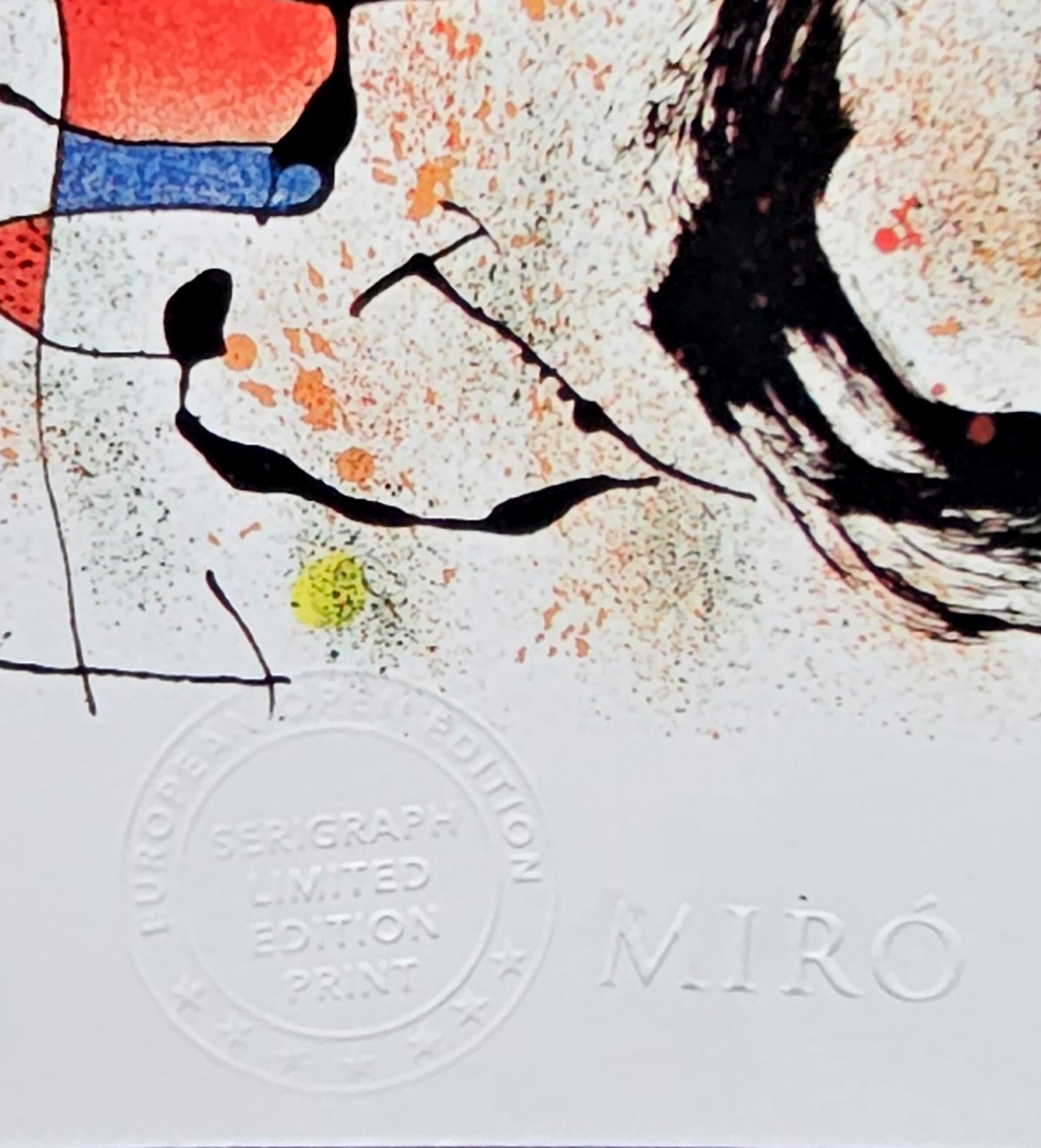 Joan Miro - "Les Voyants V, 1970" Lithograph