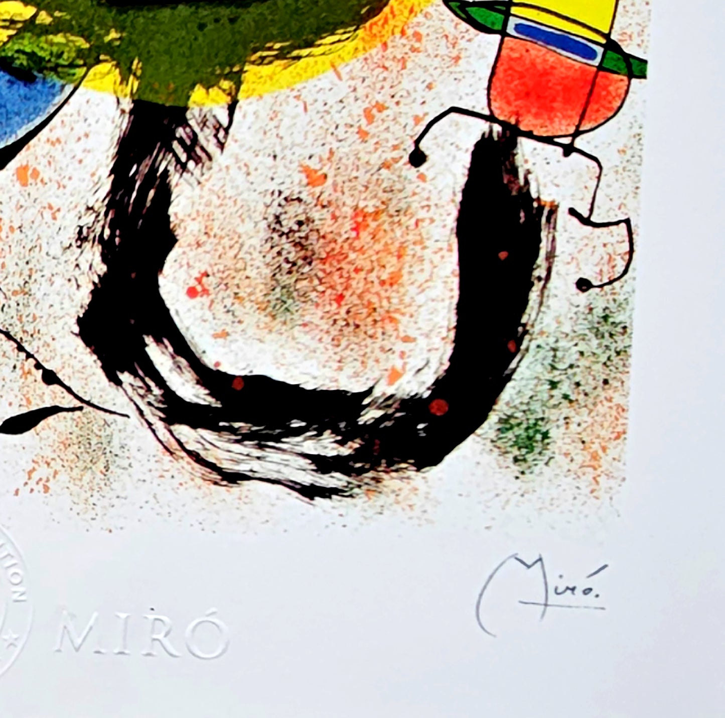 Joan Miro - "Les Voyants V, 1970" Lithograph