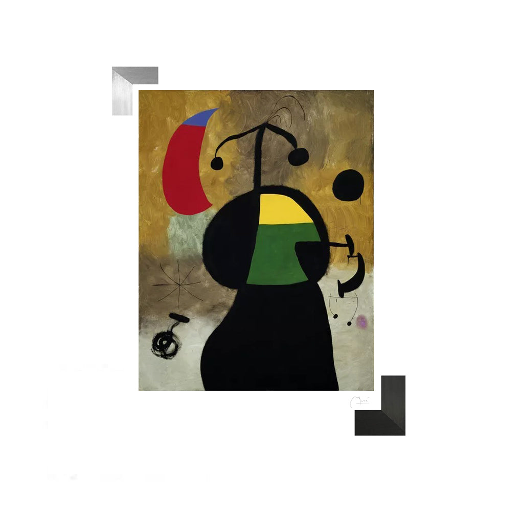 Joan Miro "Woman Before an Eclipse" Lithograph