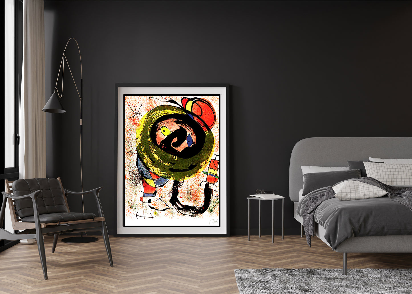 Joan Miro - "Les Voyants V, 1970" Lithograph
