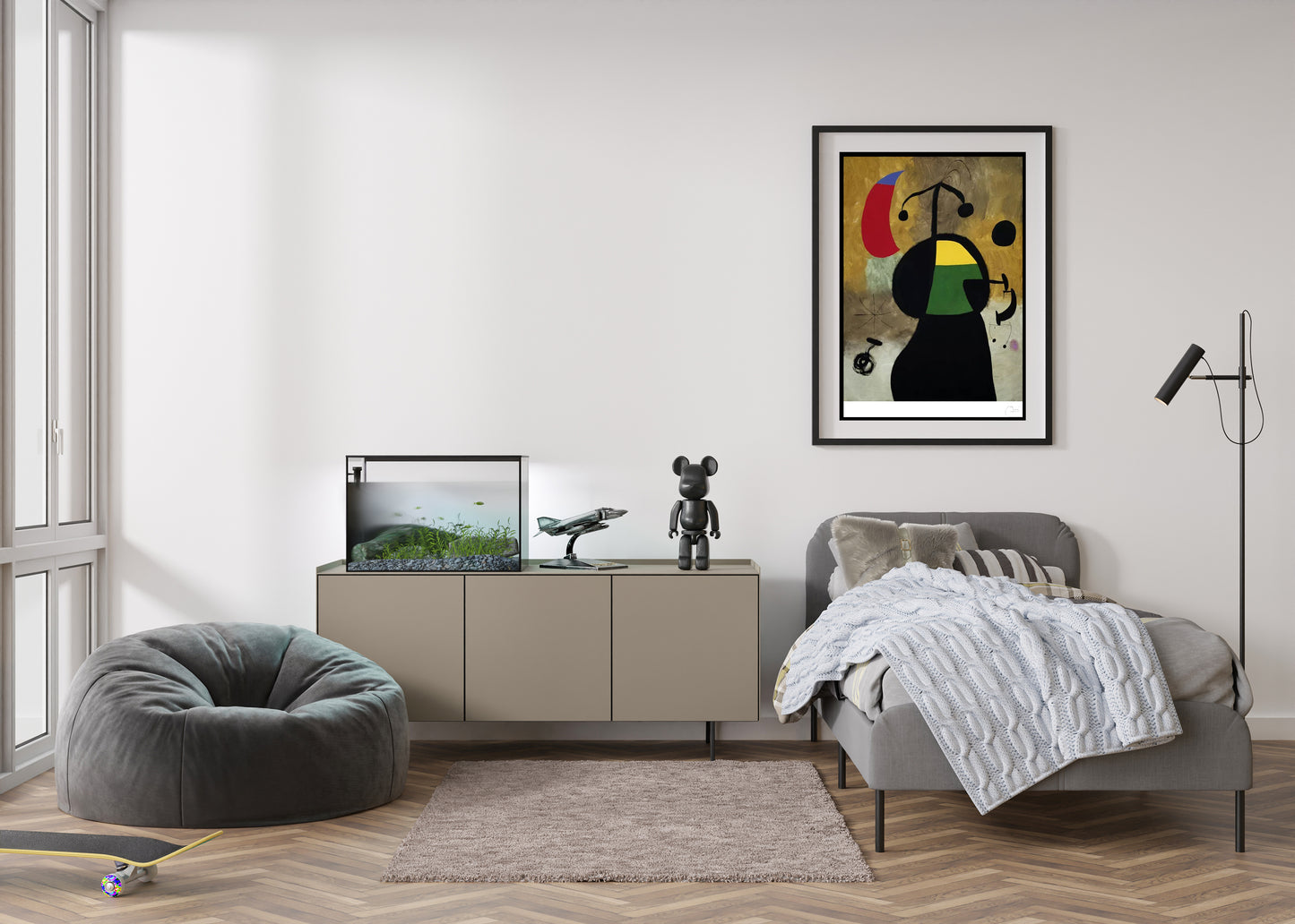 Joan Miro "Woman Before an Eclipse" Lithograph