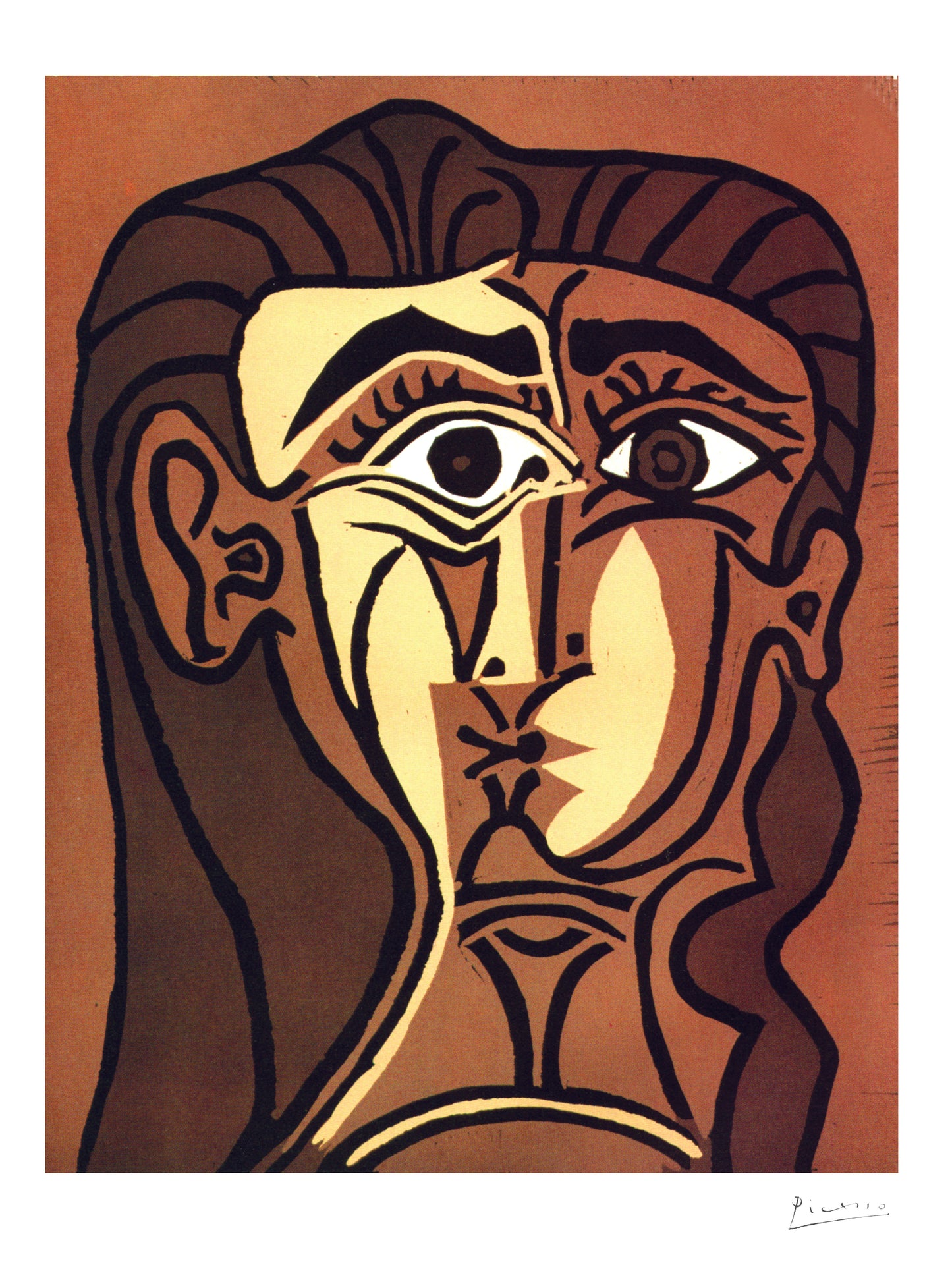 Picasso "Tete de Femme" Lithograph