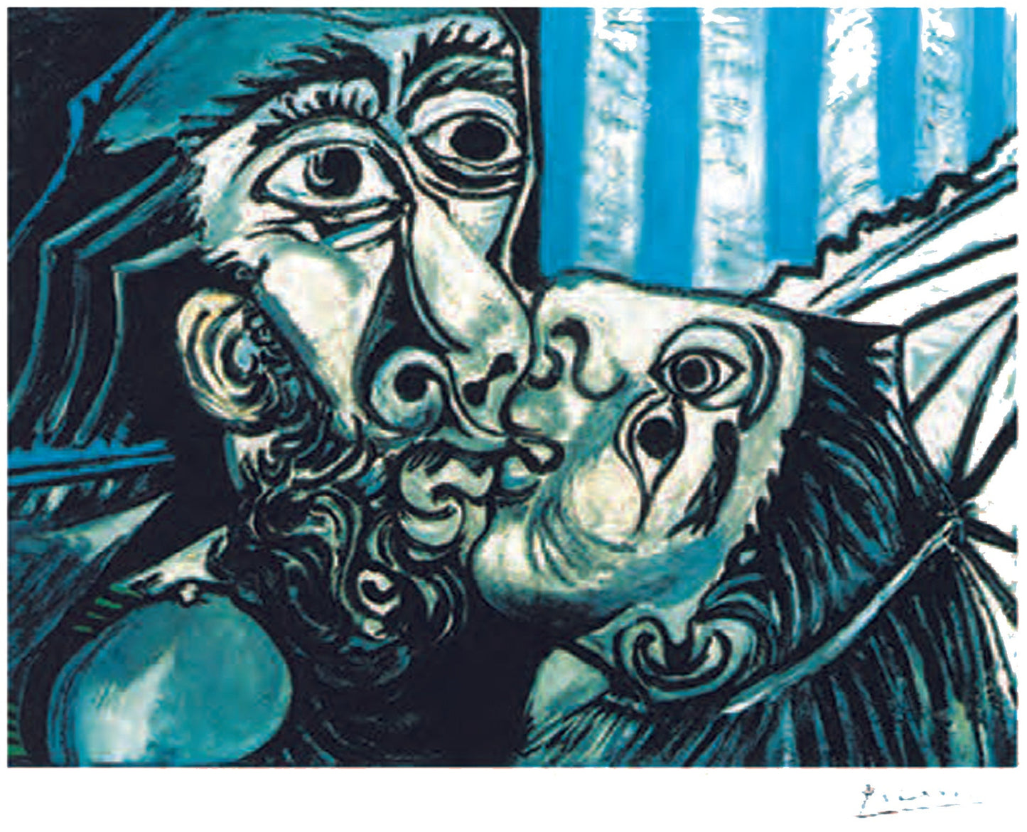 Picasso "The Kiss" Lithograph
