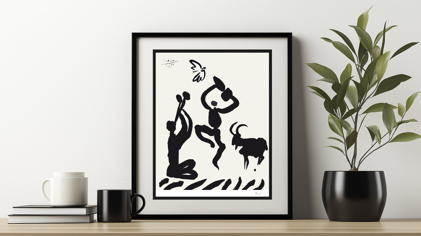 Picasso "Danseur et Musicien" Lithograph