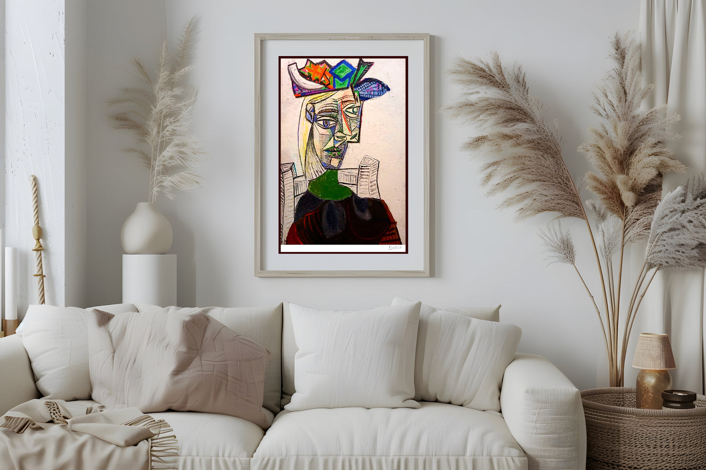 Picasso "Femme Assise au Chapeau 1939" Lithograph