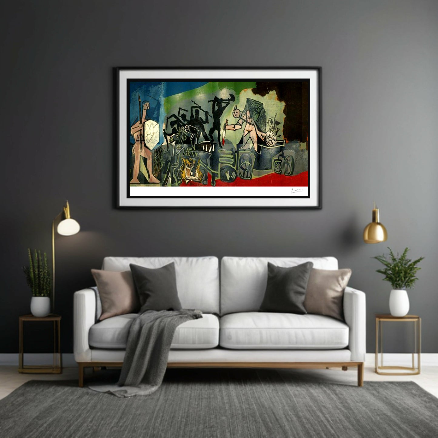 Picasso "La Guerre et la Paix" Lithograph