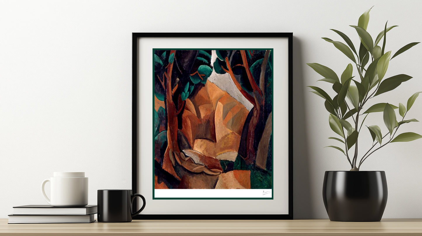 Picasso "Landscape with Two Figures " Lithograph