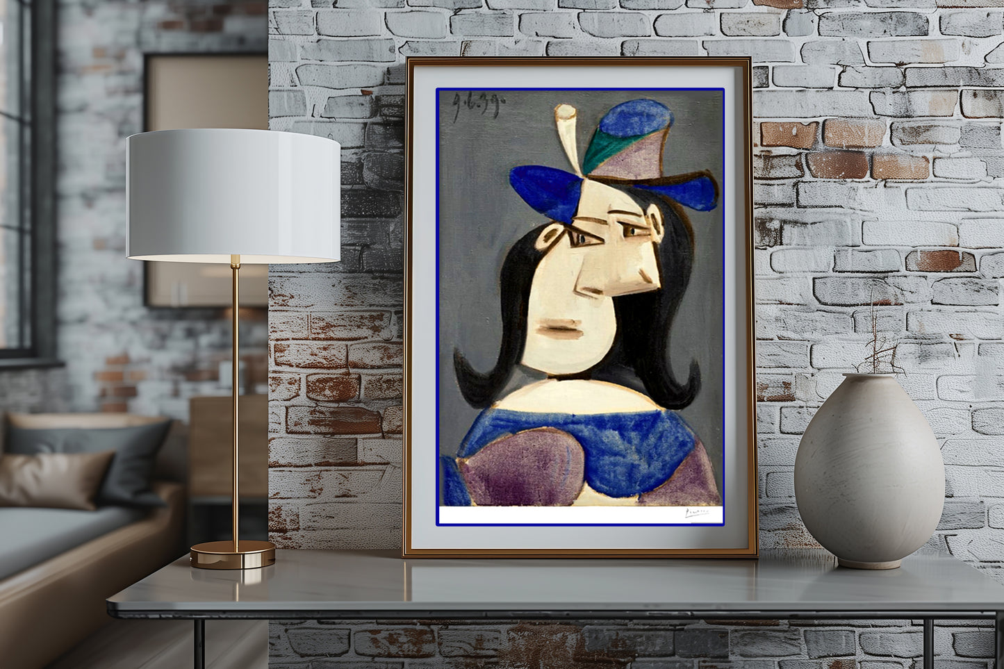 Picasso "Muse Dora Maar" Lithograph