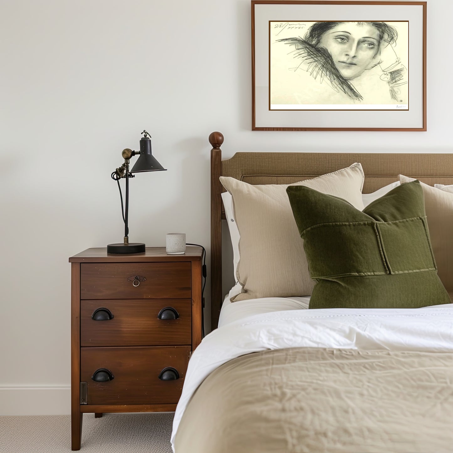 Picasso "Portrait de Dora Maar Pensive, 1937" Lithograph