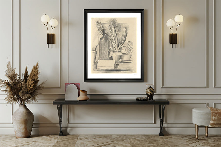 Picasso "Still Life with Bottle and Pot of Hyacinths" Lithograph